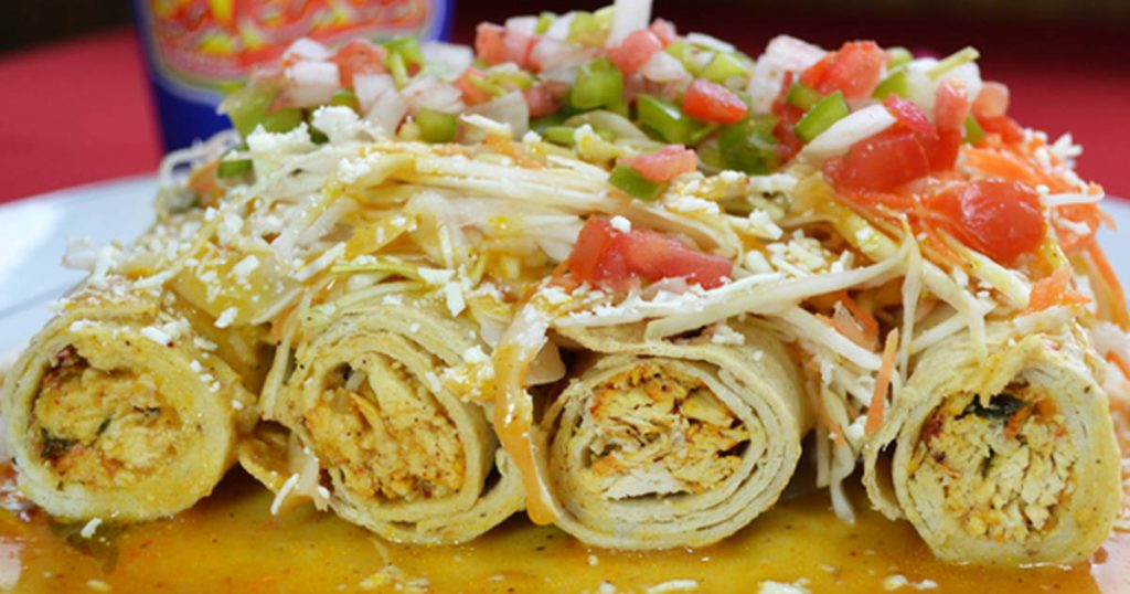 taco de pollo Recetas Mexicanas