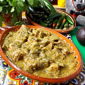 Cerdo al Tomatillo
