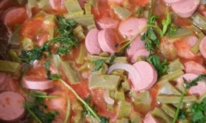 Nopales con Salchichas