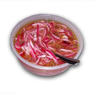 Cebollas Moradas Curtidas